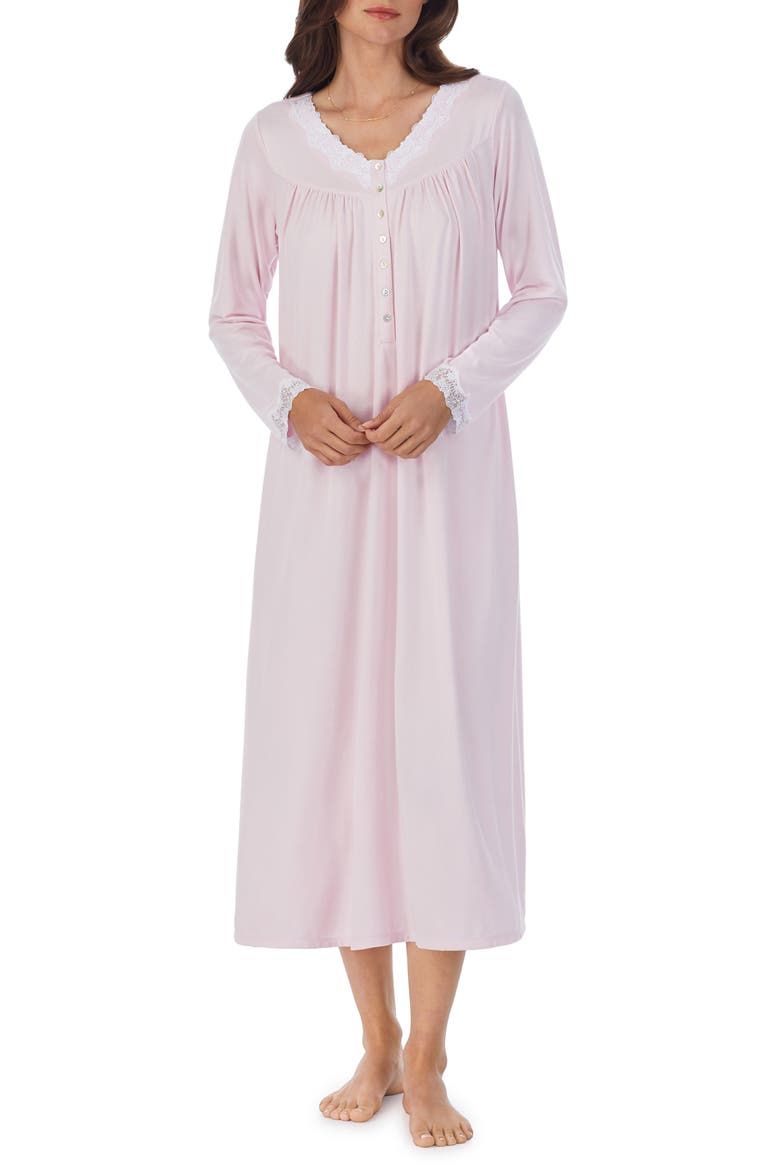 Long Sleeve Ballet Nightgown, Main, color, PINK