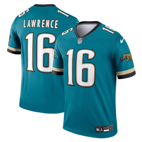 Men's Nike Trevor Lawrence Teal Jacksonville Jaguars Prowler Throwback Legend Jersey