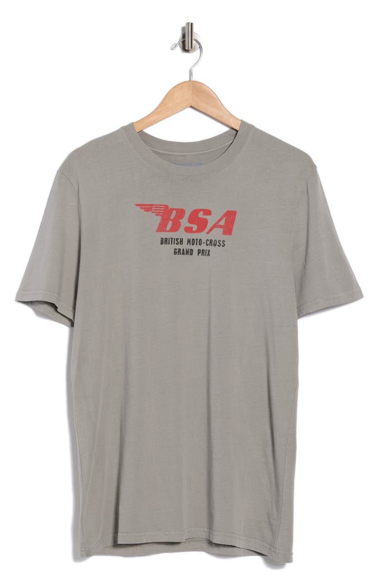 Goodie Two Sleeves Grand Prix Cotton Graphic T-Shirt, Main, color, Grey