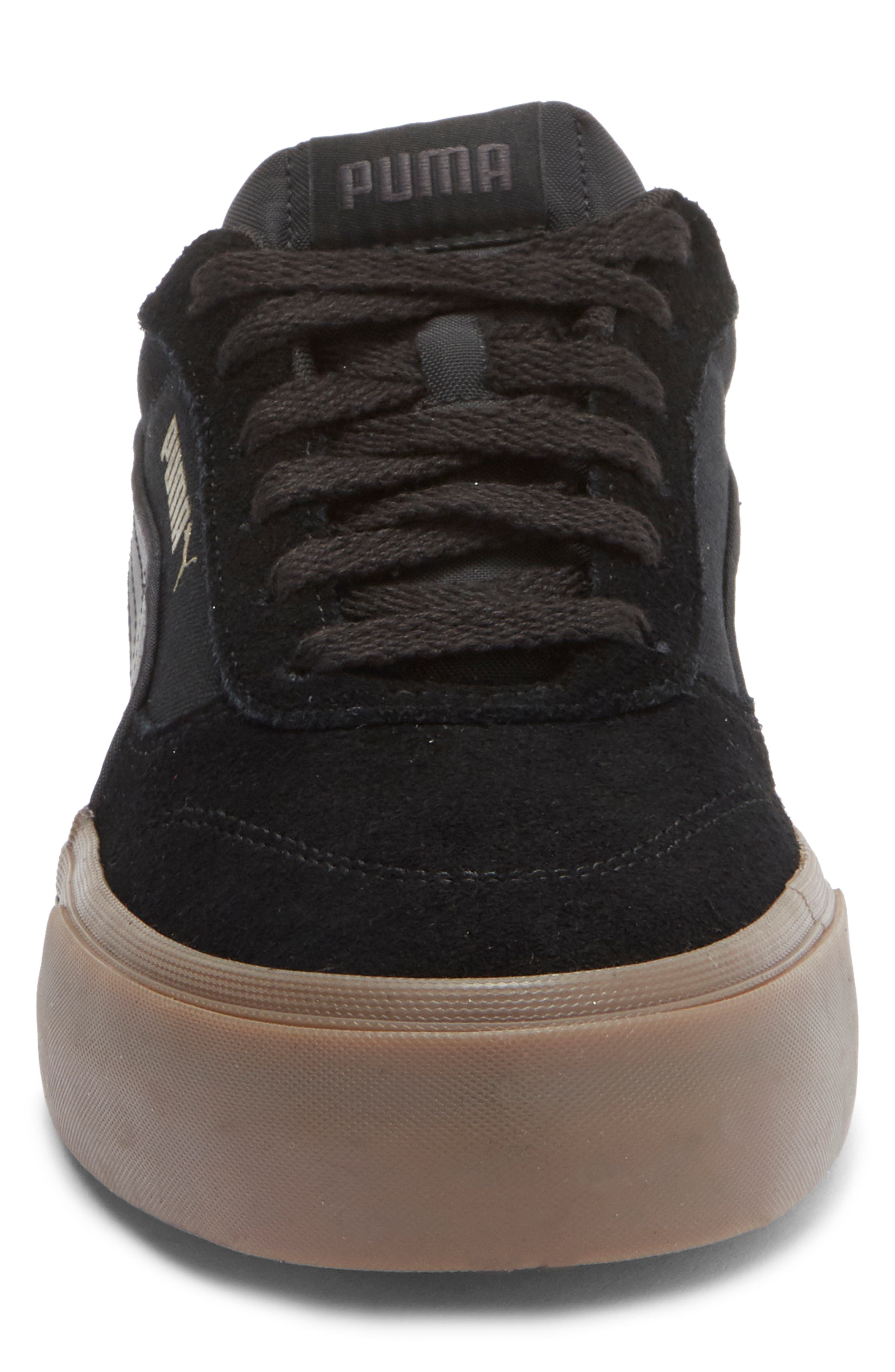 PUMA Court Classic Vulc Sneaker, Alternate, color, Puma Black/ Puma Gold