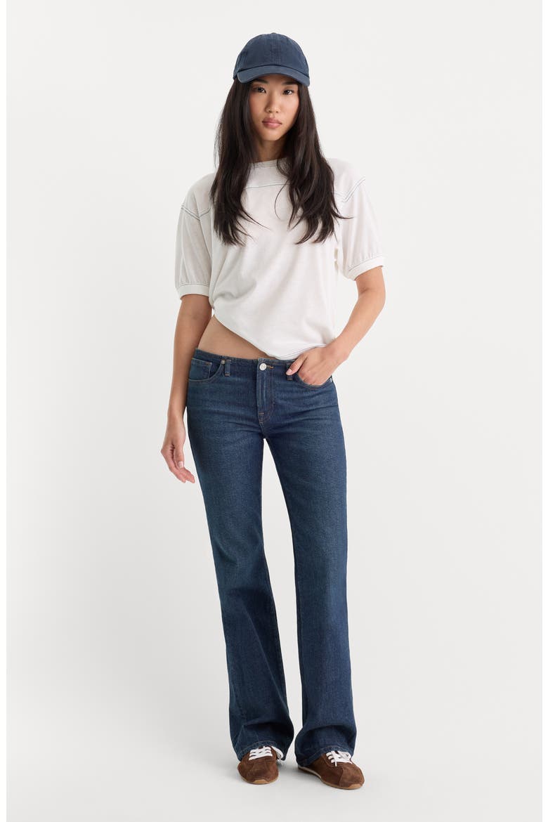 Ghost Waist Low Rise Bootcut Jeans, Alternate, color, INDIGO1329