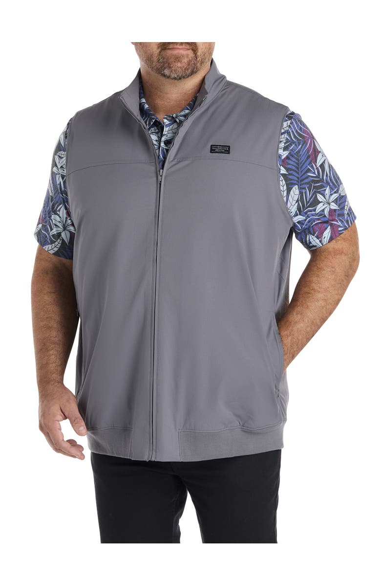TravisMathew Fit By DXL Big & Tall Wanderlust Vest, Alternate, color, Quiet Shade