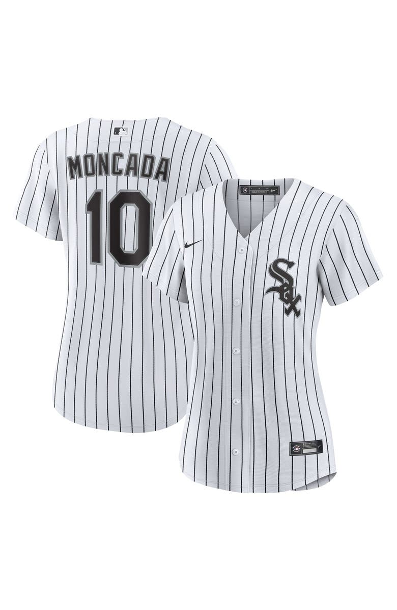 Nike Women's Nike Yoán Moncada White Chicago White Sox Home Replica Player Jersey, Alternate, color, 