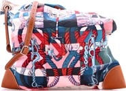 Pre-Owned Hermes Silky City Bag Printed Silk and Leather GM