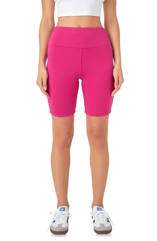 Grey Lab Bike Shorts in Fuchsia  product