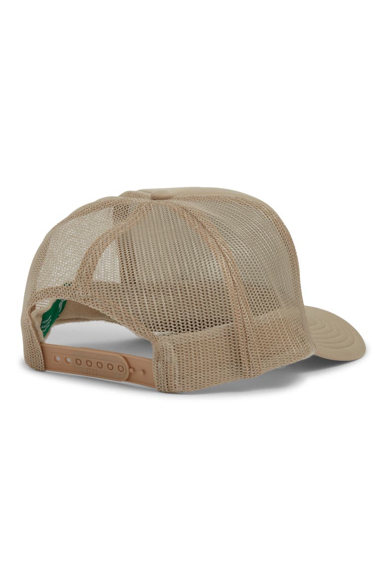 Happy Patch Trucker Hat, Alternate, color, TAN