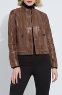 Lysse Snake Embossed Faux Suede Jacket