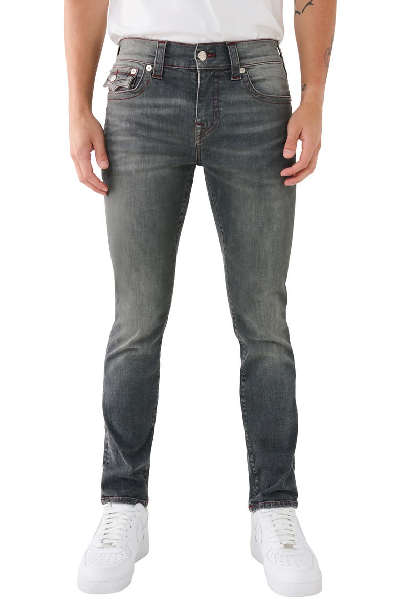 True Religion Brand Jeans Ricky Straight Fit Stretch Jeans, Main, color,