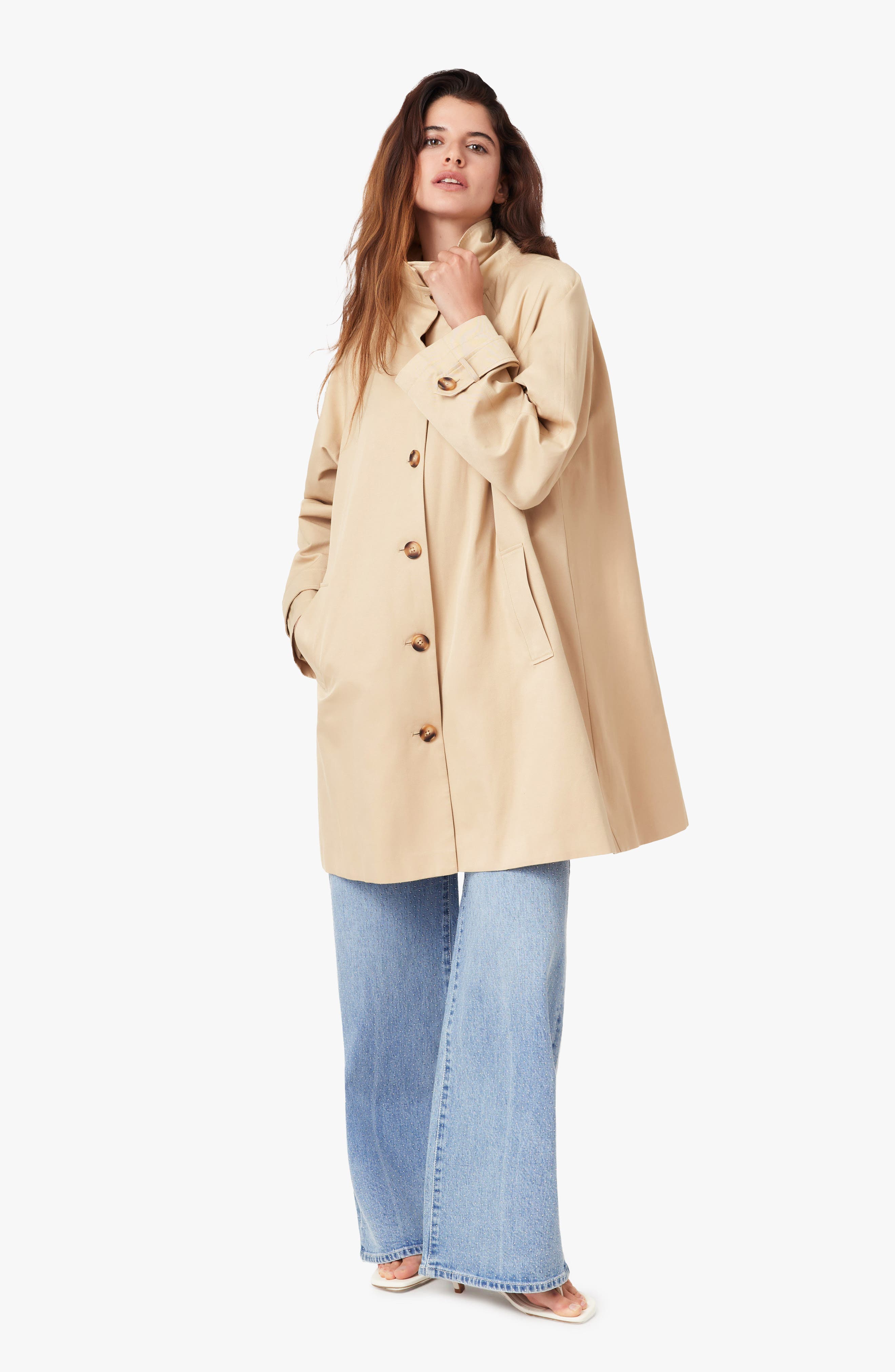 ジャケット・アウター 11747391 jacket high neck trench jacket High Neck Trench Coat (Women) | Nordstrom