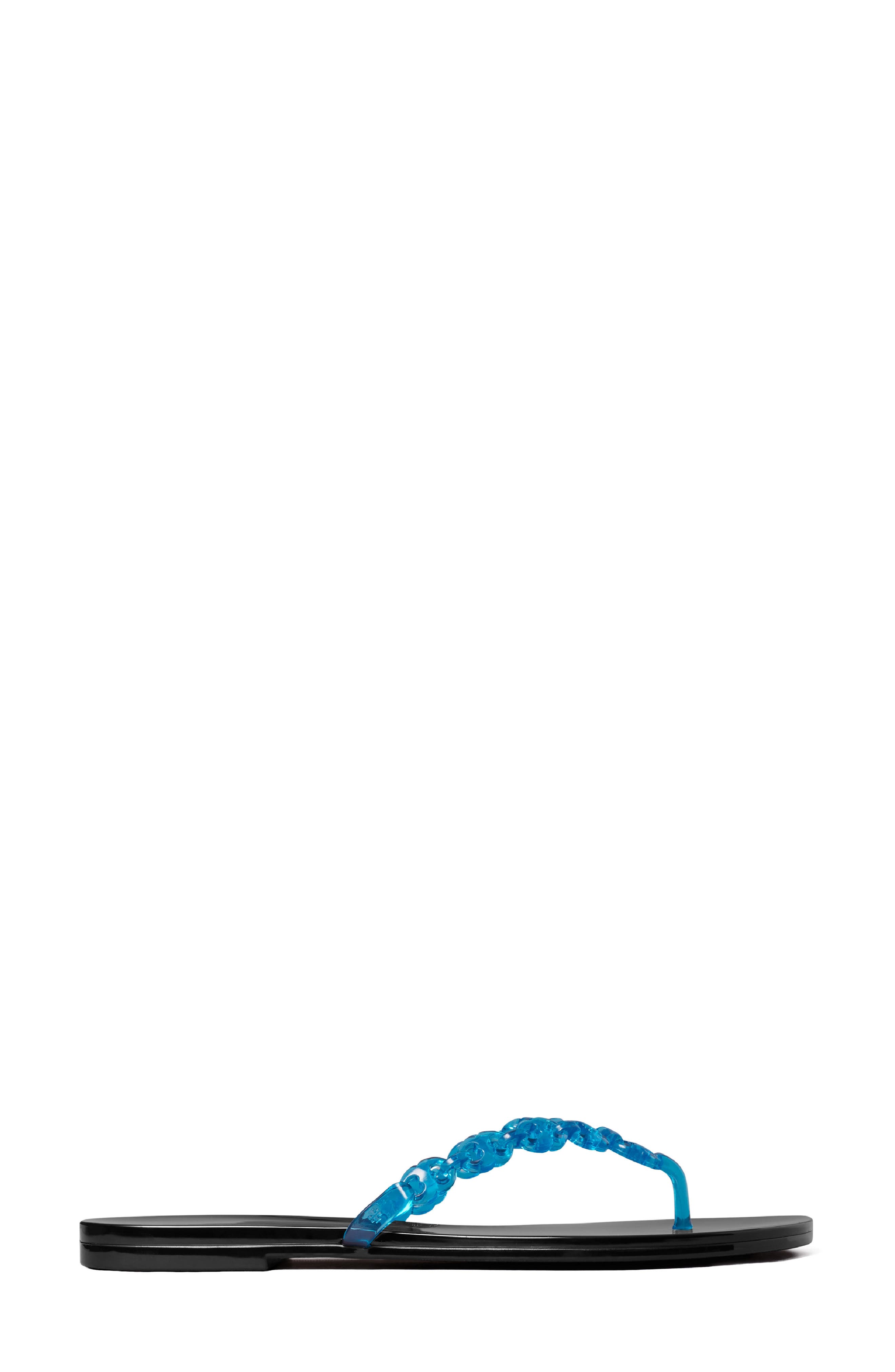 Gemini Link Jelly Flip Flop, Alternate, color, DEEP BLUE / PERFECT BLACK