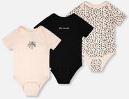 Deux par Deux Evolutive Organic Cotton Jersey 3 Pack Bodysuit