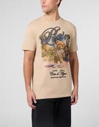 PHILIPP PLEIN Round Neck T-Shirt Teddy Tennis Men