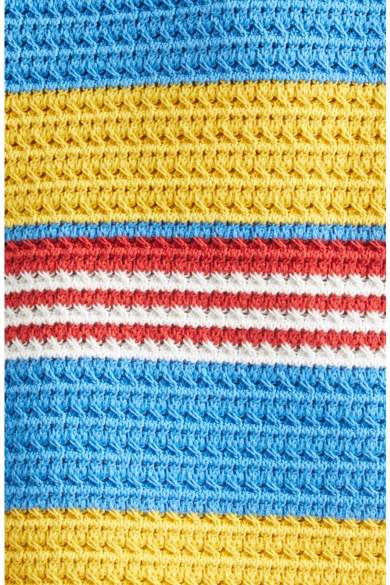 Tammy Striped Cotton Knit Shorts, Alternate, color, BLUE MULTISTRIPE