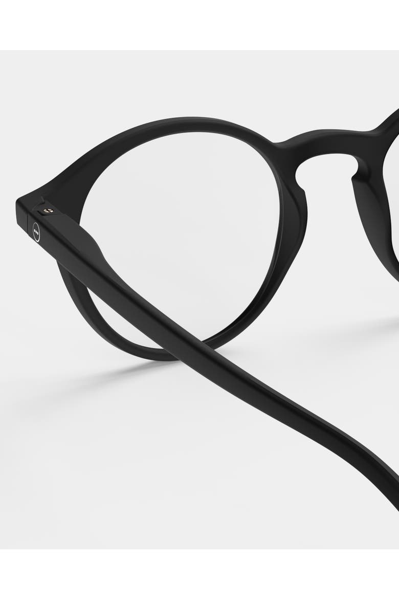 #D 48mm Pantos Reading Glasses, Alternate, color, Black