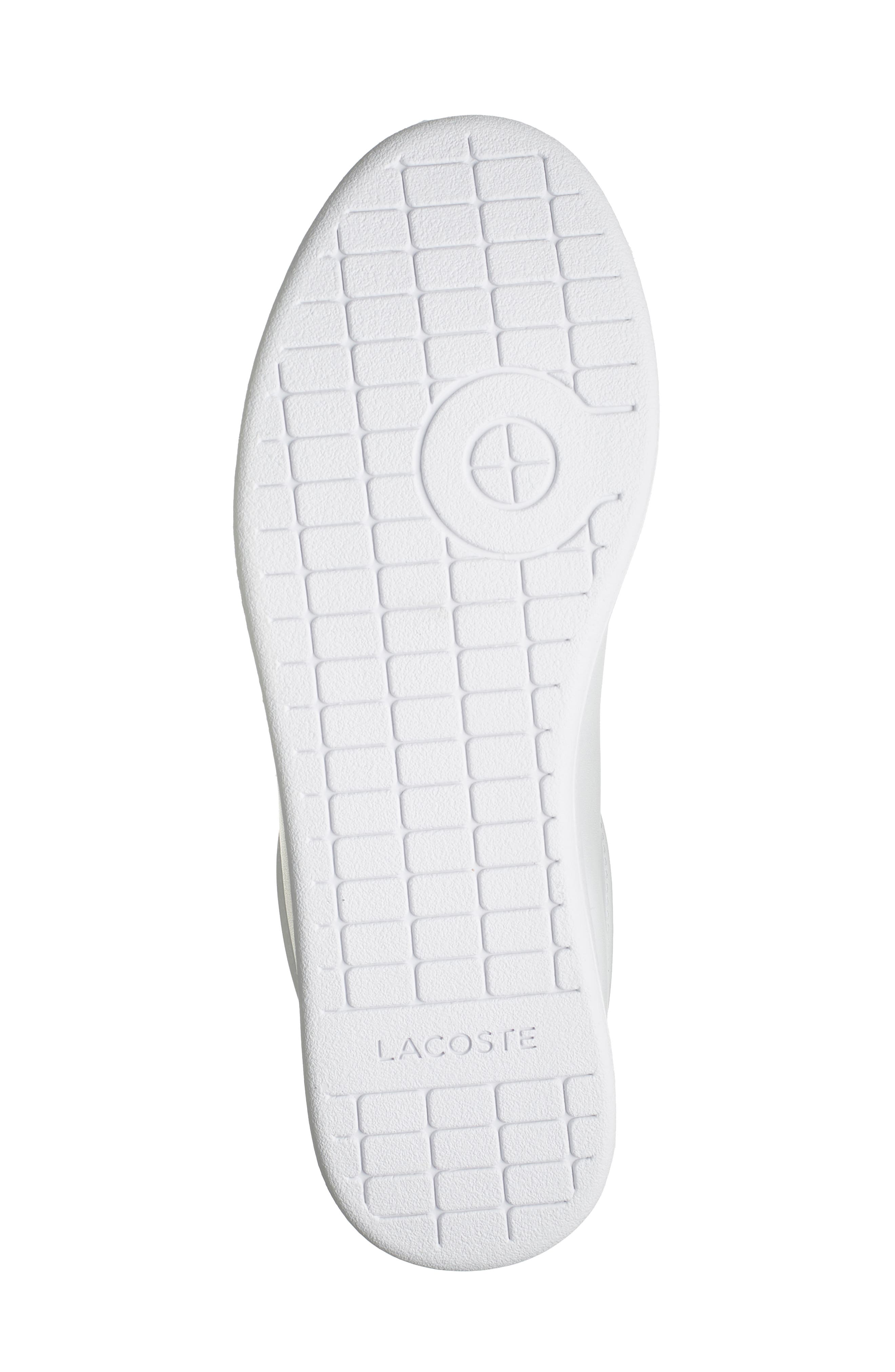 Lacoste Hydez Leather Sneaker, Alternate, color, 082 White/Green