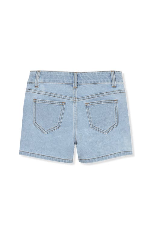 LANDS' END LANDS' END GIRLS COMFORT WAIST DENIM JEAN SHORTS