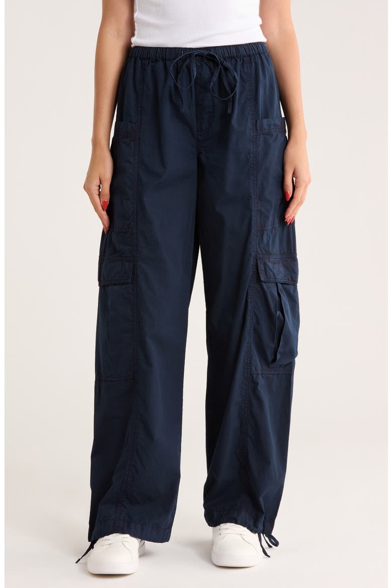 Canopy Cotton Cargo Pants, Main, color, NAVY BLUE REFLECTION
