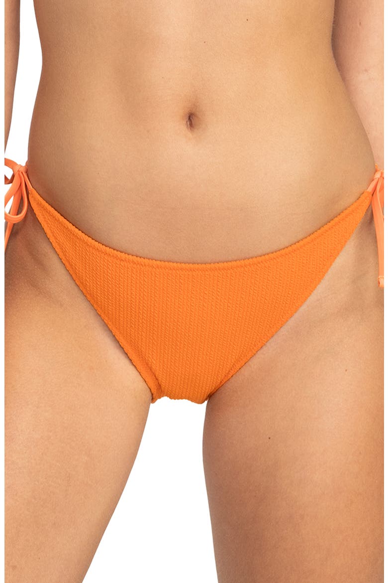 Aruba Tie Side Bikini Bottoms, Main, color, AUTUMN SUNSET