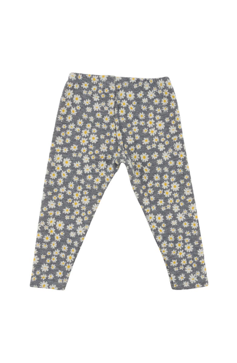 Oh baby! Brand Pucker Mini Daisies Legging-Little Kid, Alternate, color, Heather Grey