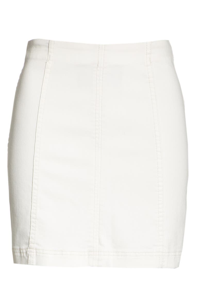 Free People We the Free by Free People Modern Denim Skirt, Alternate, color, 