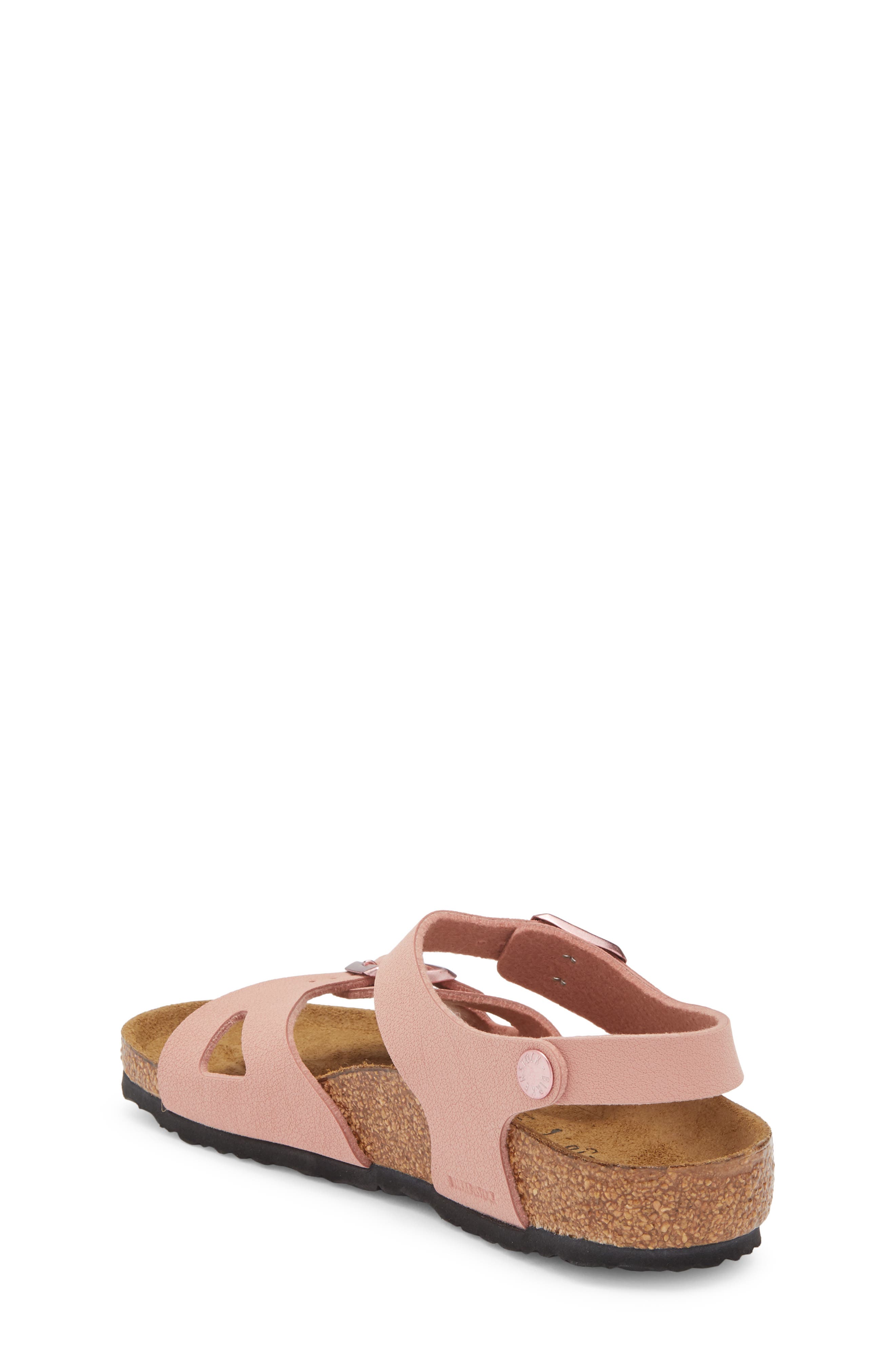 Birkenstock Kids' Rio Sandal, Alternate, color, Pink Clay