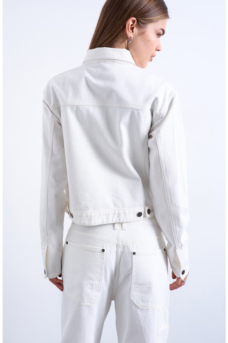 Denim Utility Jacket, Alternate, color, IVORY