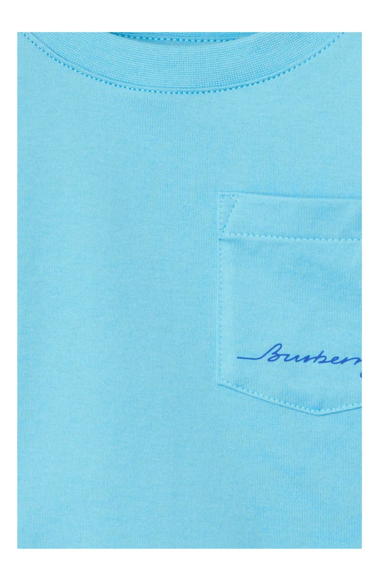 Burberry Cotton T-shirt, Alternate, color, Lizard