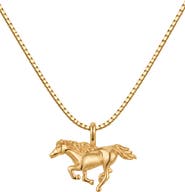 MADE BY MARY Fire Horse Box Chain Necklace