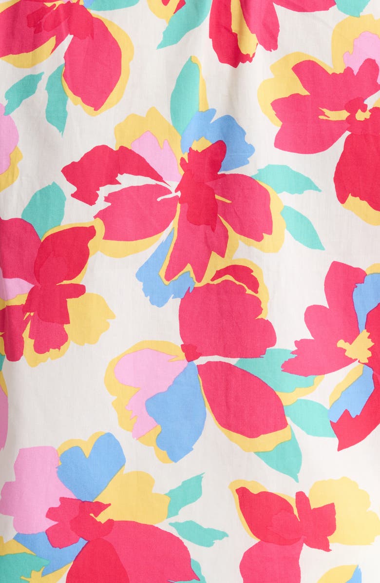 SUGARLIPS Yani Floral Smocked Top, Alternate, color, Fuchsia-Multi