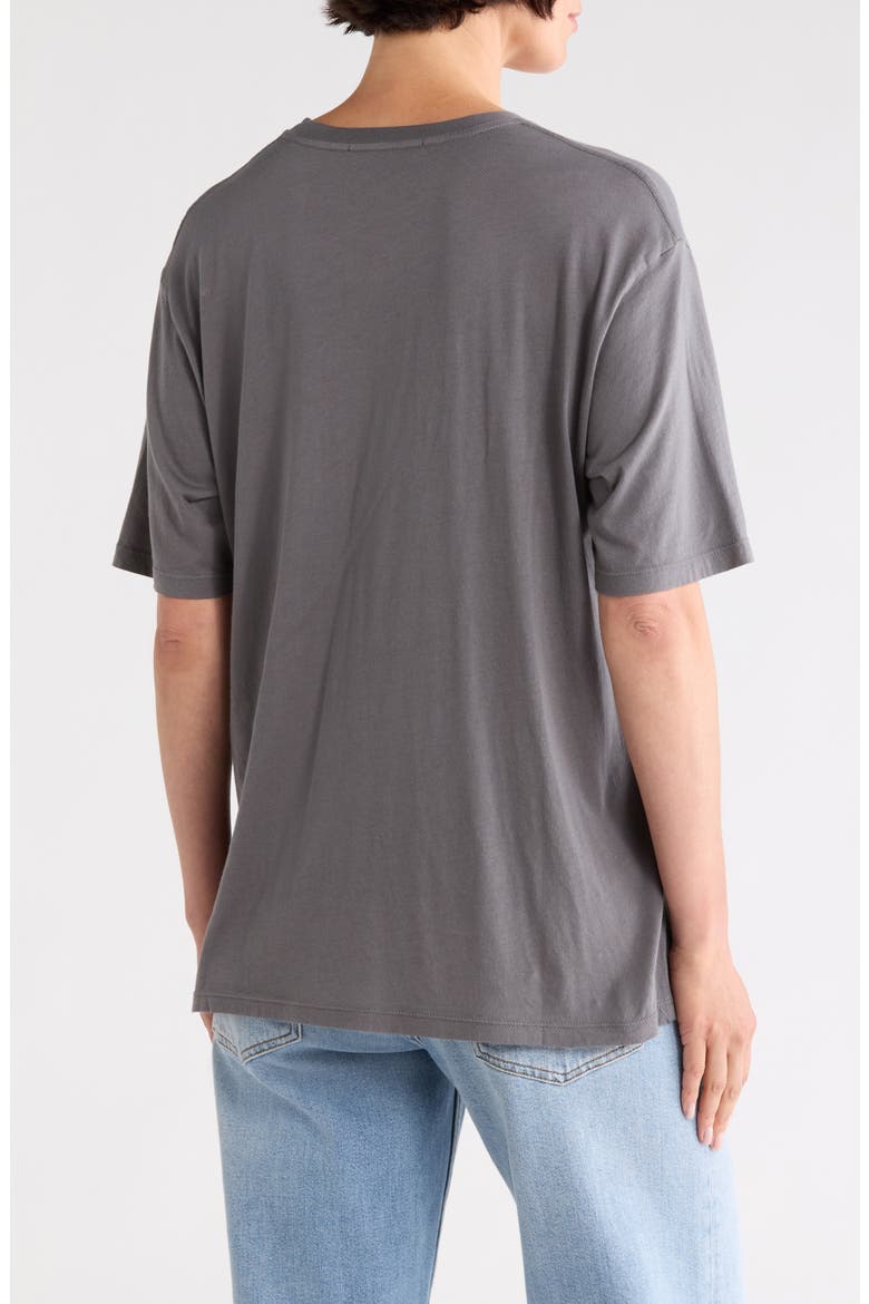 Crewneck Short Sleeve Oversize T-Shirt, Alternate, color, CHARCOAL