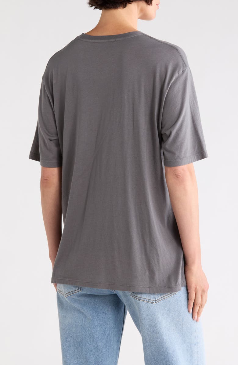 TWP Crewneck Short Sleeve Oversize T-Shirt, Alternate, color, Charcoal