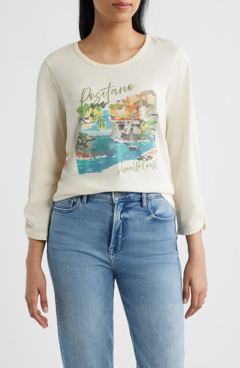 CITY BLUES Cotton Graphic T-Shirt, Main, color,