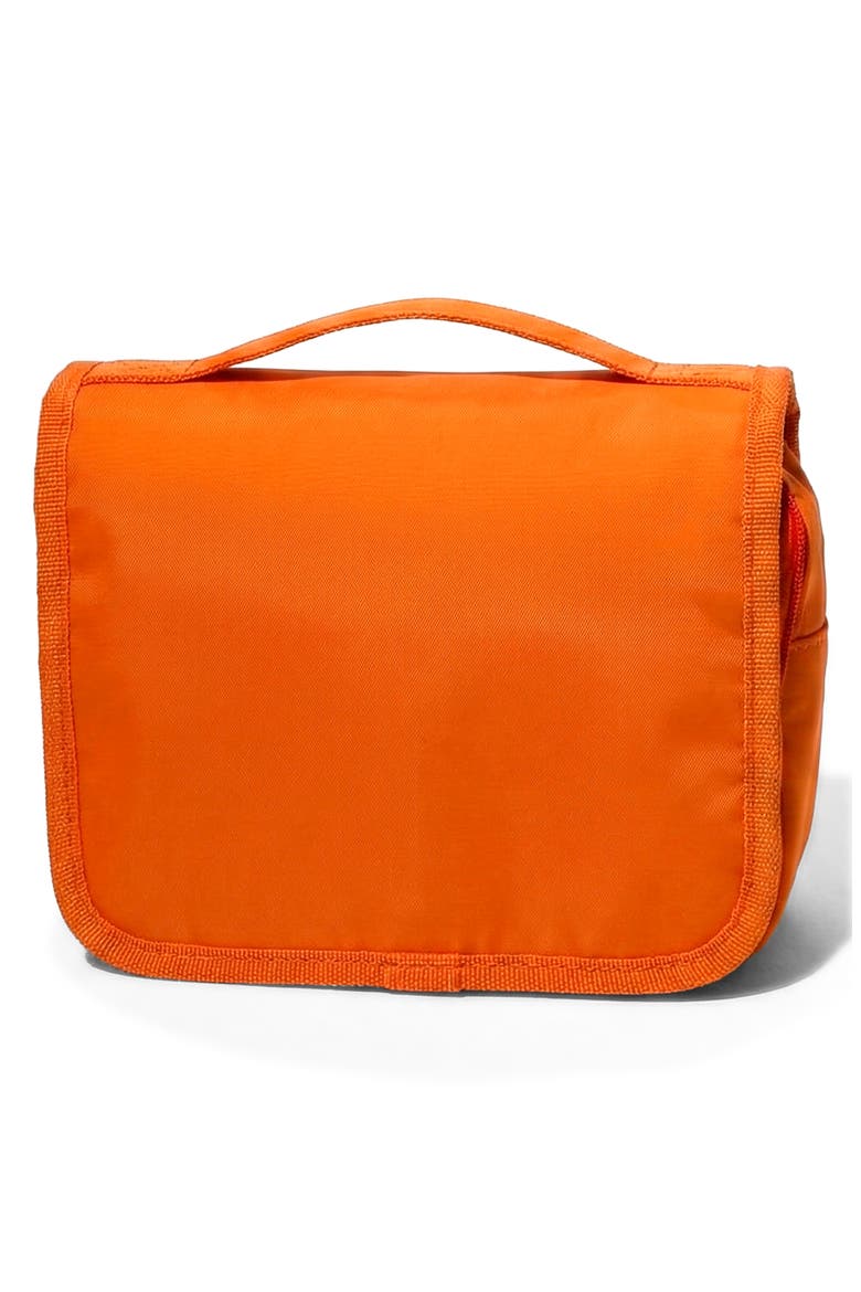 Neoprene Water Resistant Hanging Toiletry Case, Alternate, color, ORANGE