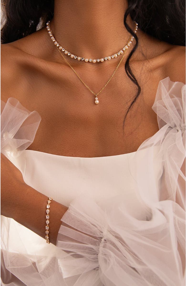 Olive & Piper Amara Bracelet, Alternate, color, Gold