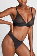 Negative Underwear Sieve Triangle Bra