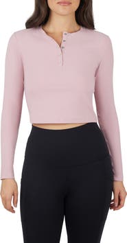 YOGALICIOUS Valentina Heavenly Rib Henley