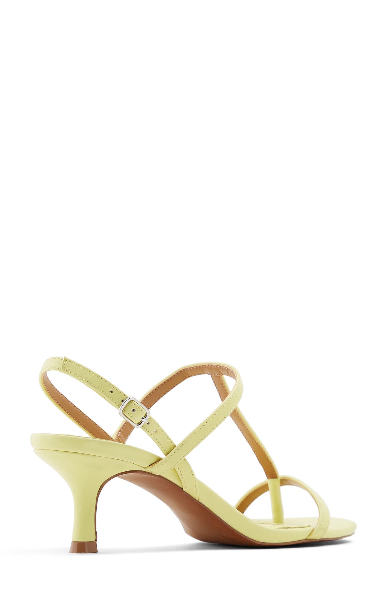 Romi Sandal, Alternate, color, YELLOW FAUX LEATHER