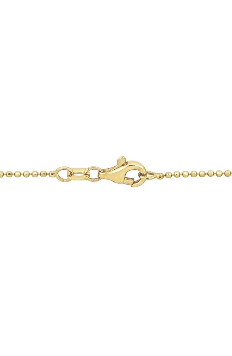 Julianna B. Diamond Symbol Station Necklace 14k Gold, Alternate, color, Clover