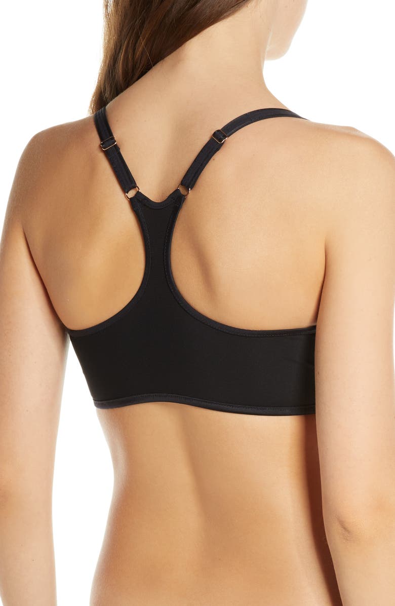 Le Mystère Sheer Illusion Underwire Racerback Bra, Alternate, color,