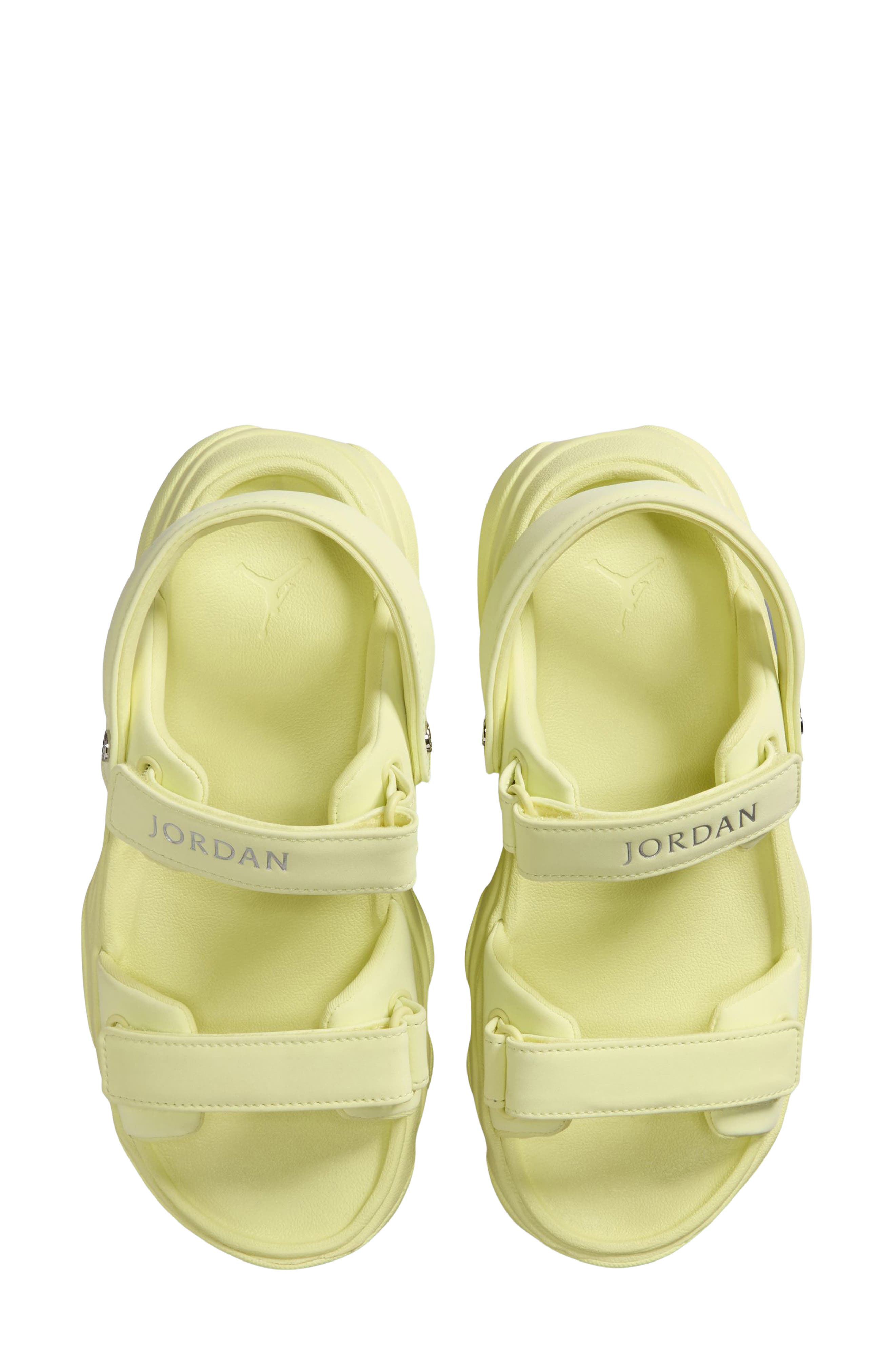 Jordan Deja Sandal, Alternate, color, Luminous Green/ Silver