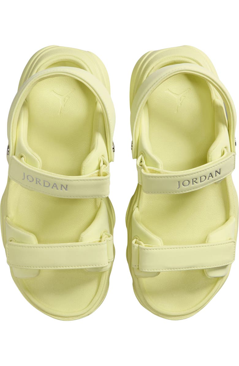 Jordan Deja Sandal, Alternate, color, Luminous Green/ Silver
