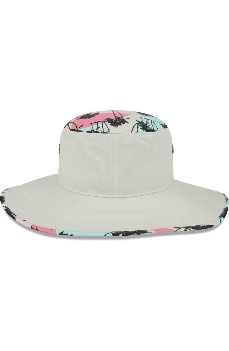 New Era Men's New Era Khaki Cleveland Browns Retro Beachin' Bucket Hat, Alternate, color, 