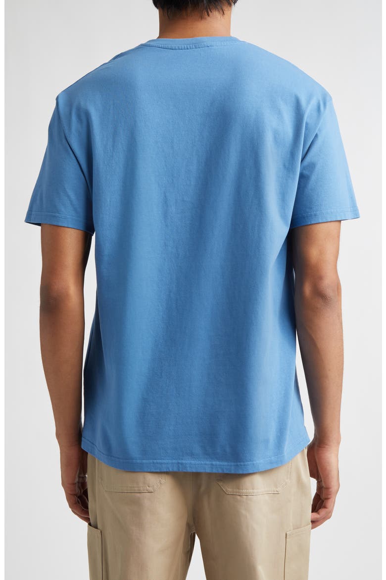 Regular Fit Logo Patch T-Shirt, Alternate, color, MILITARY BLUE