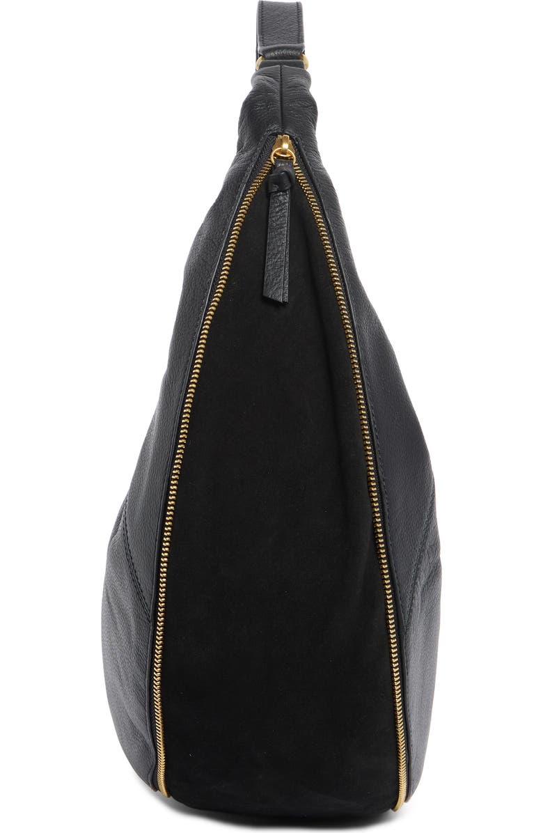 Vince Camuto Lorry Hobo Shoulder Bag, Alternate, color, Black