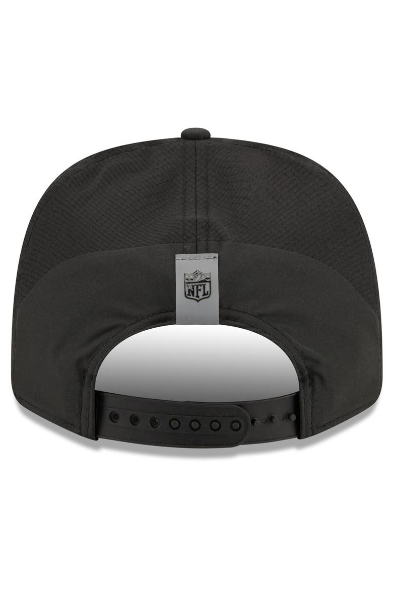 Men's New Era  Black Green Bay Packers 2026 NFL Training Camp 9SEVENTY Adjustable Hat, Alternate, color, Black