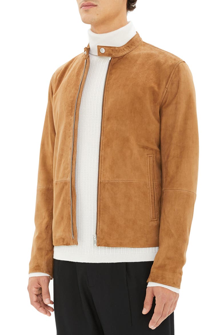 Wynwood Radic Leather Jacket, Alternate, color, SANDSTORM