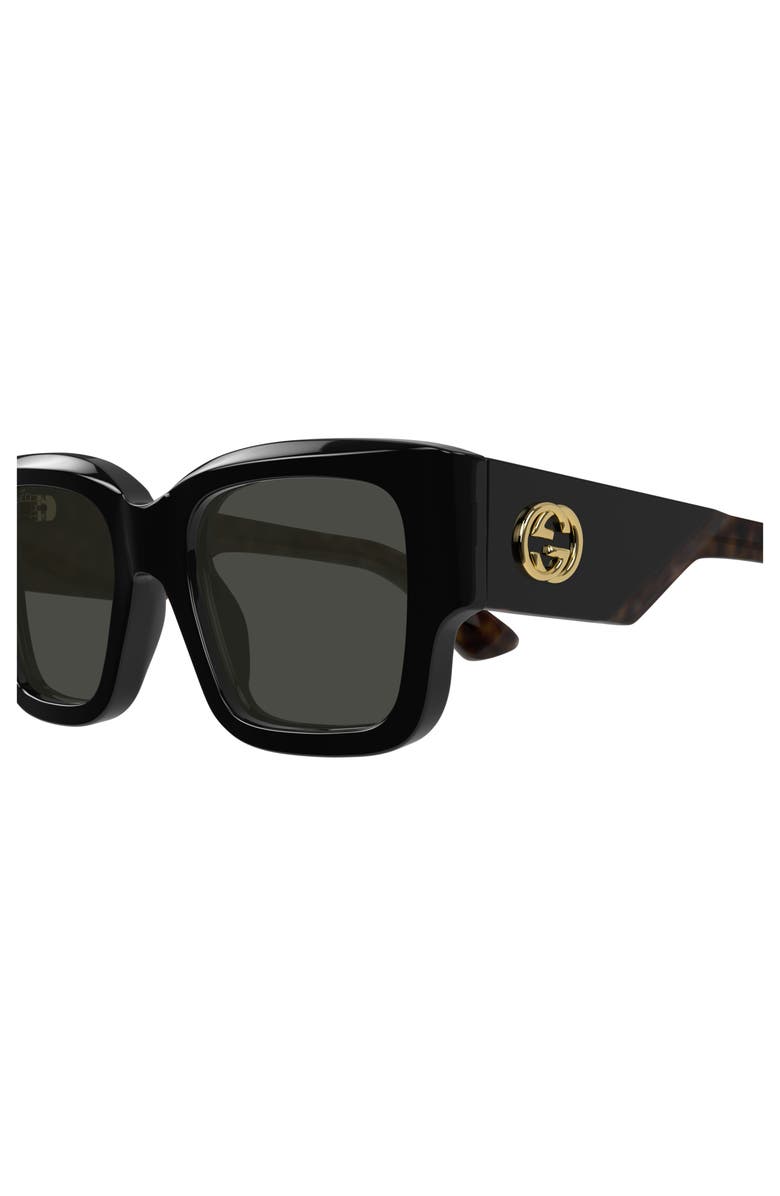 Gucci 52mm Square Sunglasses, Alternate, color, 