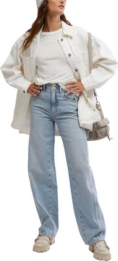 Aster Seamed Relaxed Straight Leg Jeans