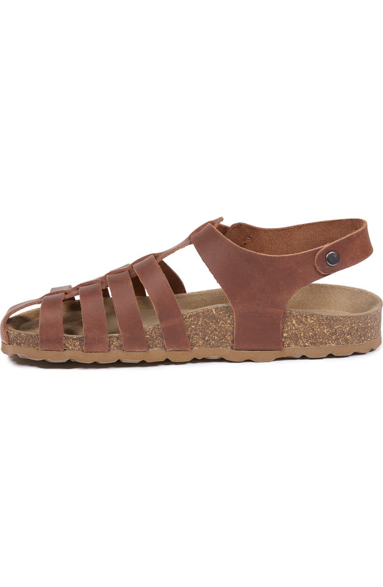 Celtic & Co. Fisherman's Sandal, Alternate, color, Rust