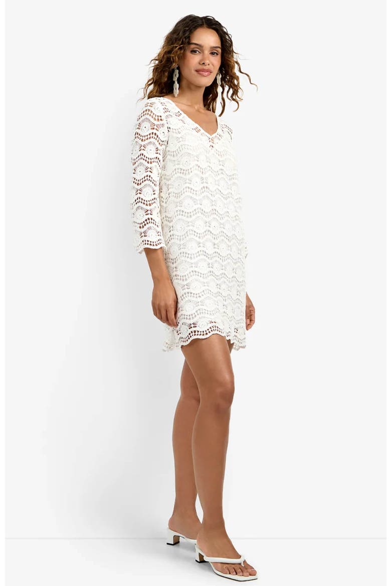 Lita Midi Dress, Alternate, color, Whitewash